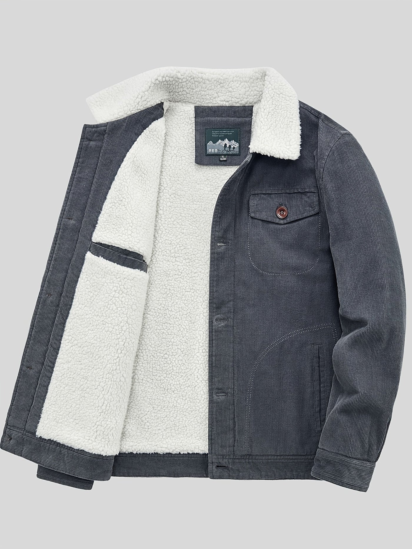 Schneider Mode | Outdoor jacke mit knopfleiste herren warm