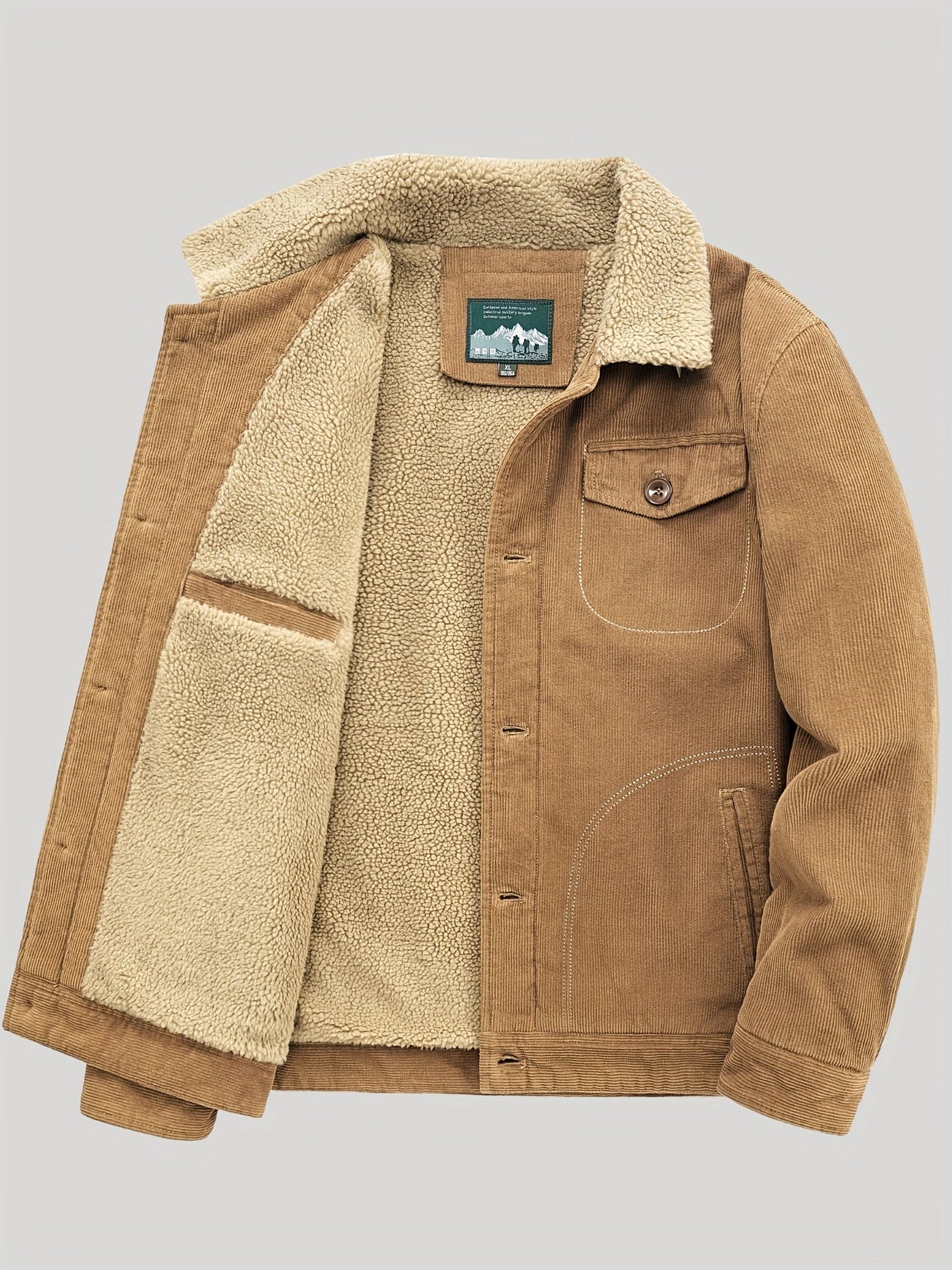 Schneider Mode | Outdoor jacke mit knopfleiste herren warm