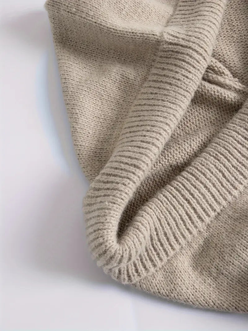 Bellaso – lässiger farbblockpullover