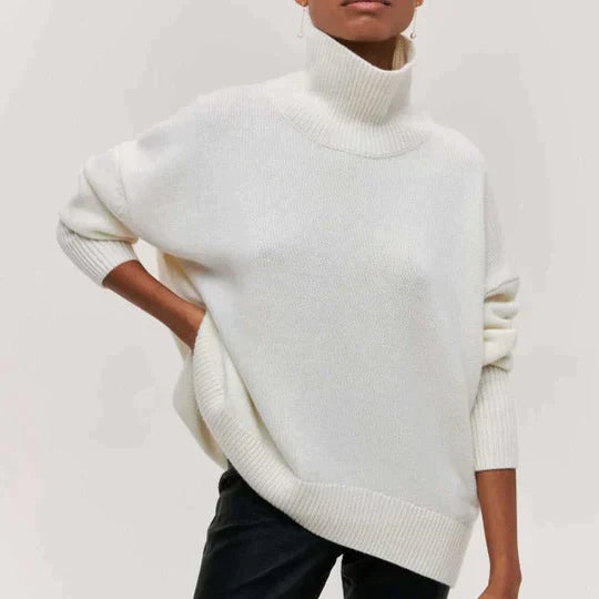 Bellaso – übergroßer rollkragenpullover