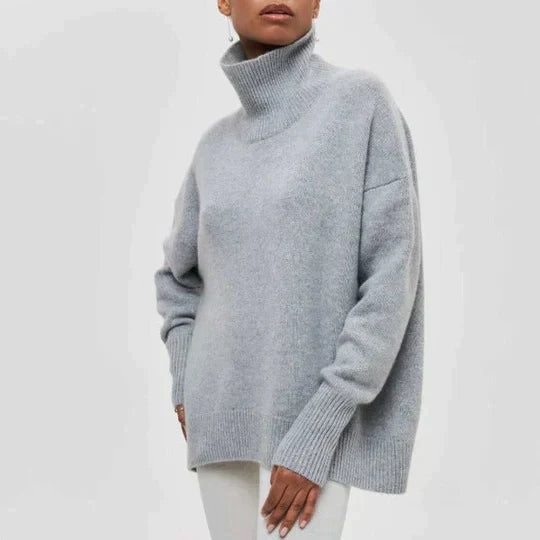 Bellaso – übergroßer rollkragenpullover