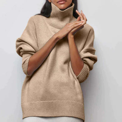 Bellaso – übergroßer rollkragenpullover