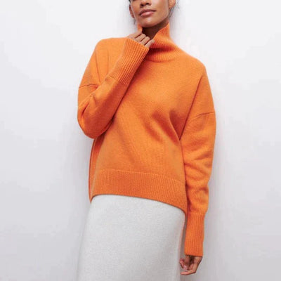 Bellaso – übergroßer rollkragenpullover