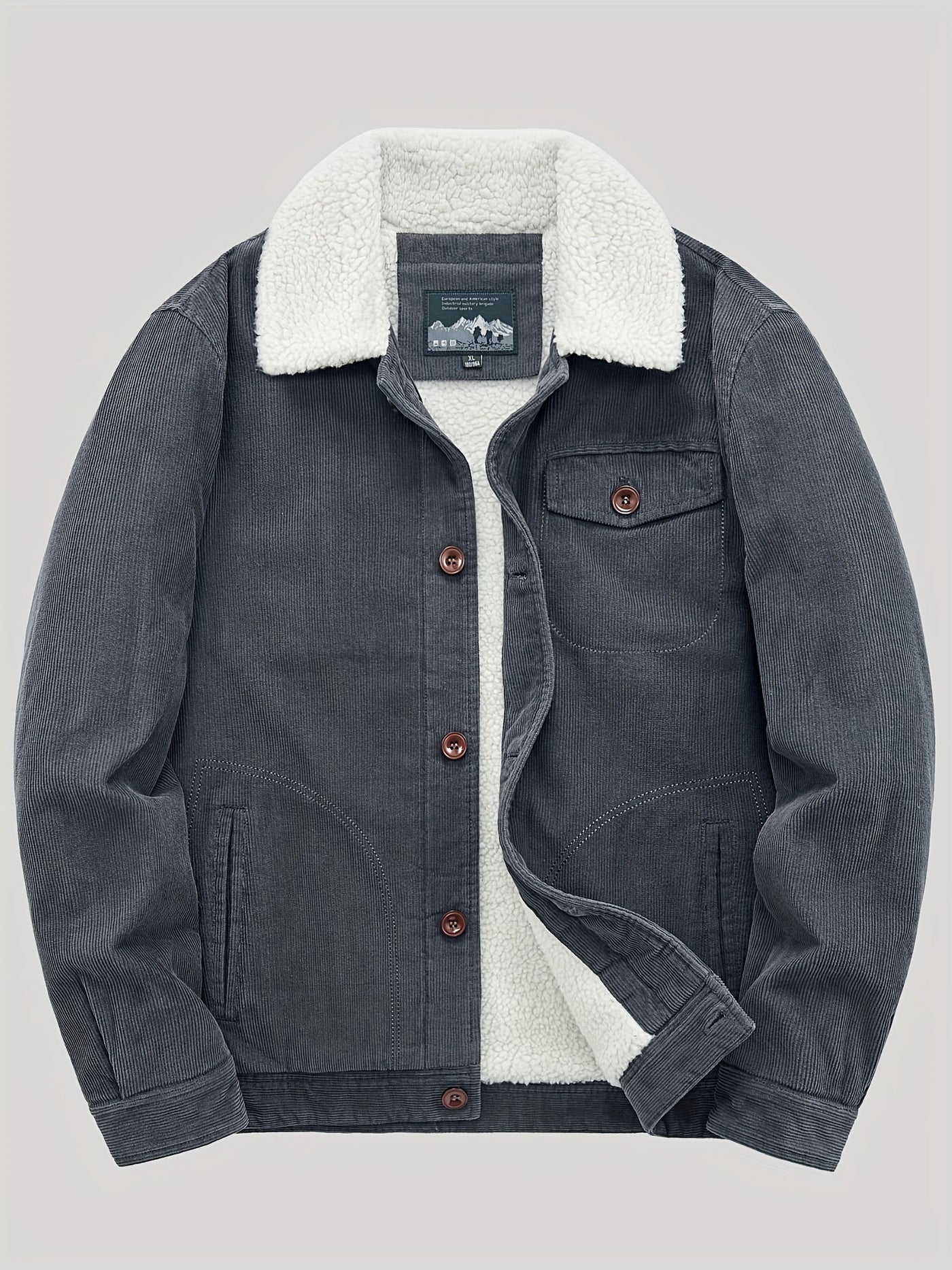 Schneider Mode | Outdoor jacke mit knopfleiste herren warm