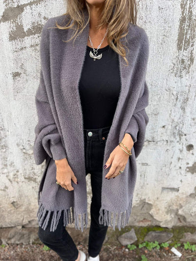 Bellaso - Eleganter und bequemer Schal-Pullover für Frauen