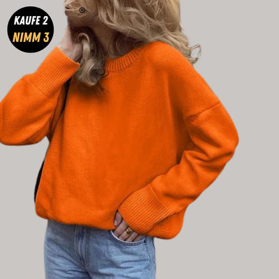 Bellaso - Entzückender englischer Pullover mit Rundhalsausschnitt für Frauen