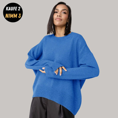 Bellaso - Entzückender englischer Pullover mit Rundhalsausschnitt für Frauen