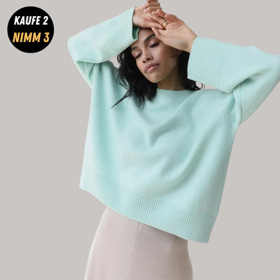 Bellaso - Entzückender englischer Pullover mit Rundhalsausschnitt für Frauen