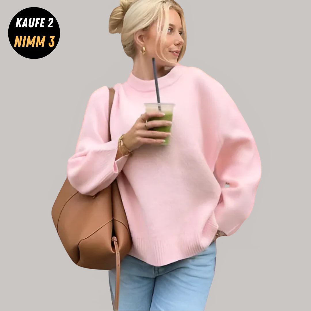 Bellaso - Entzückender englischer Pullover mit Rundhalsausschnitt für Frauen