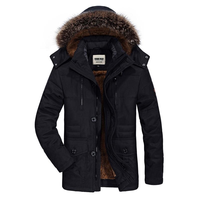 Schneider Mode | Herren winter parka dick und warm mit kapuze