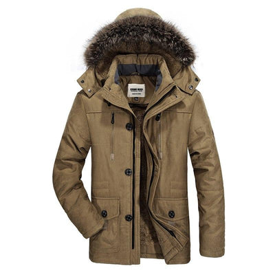 Schneider Mode | Herren winter parka dick und warm mit kapuze