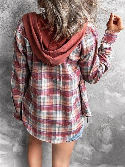 Bellaso Trend -Layla-inspirierter Kapuzenpullover mit Knöpfen